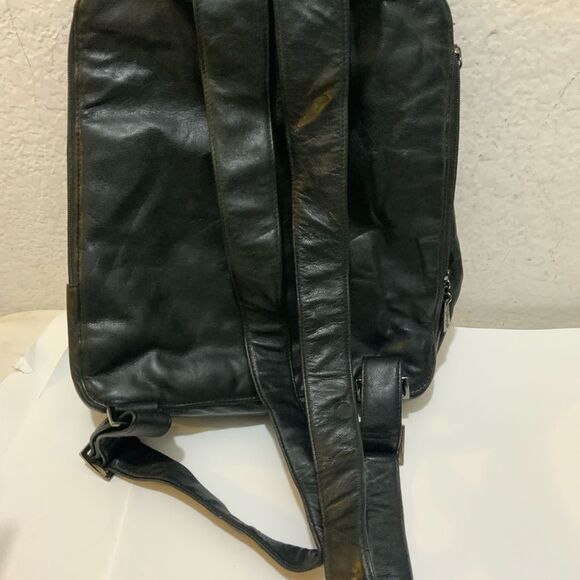 Vintage Pelle Studio backpack Wilsons soft leather multiple pockets organizer main image 7